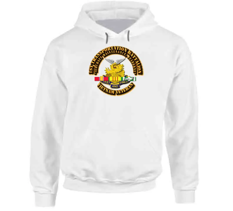 1st Transportation Battalion with Vietnam Service Ribbon T Shirt, Premium and Hoodie