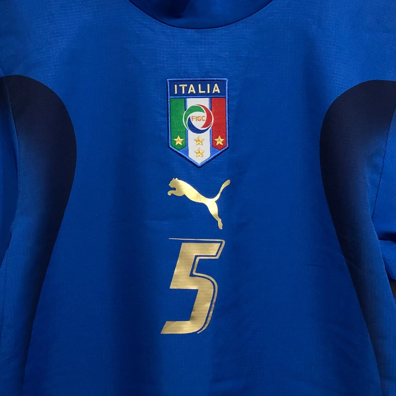 2006/07 Fabio Cannavaro Italy Home Soccer Jersey XS