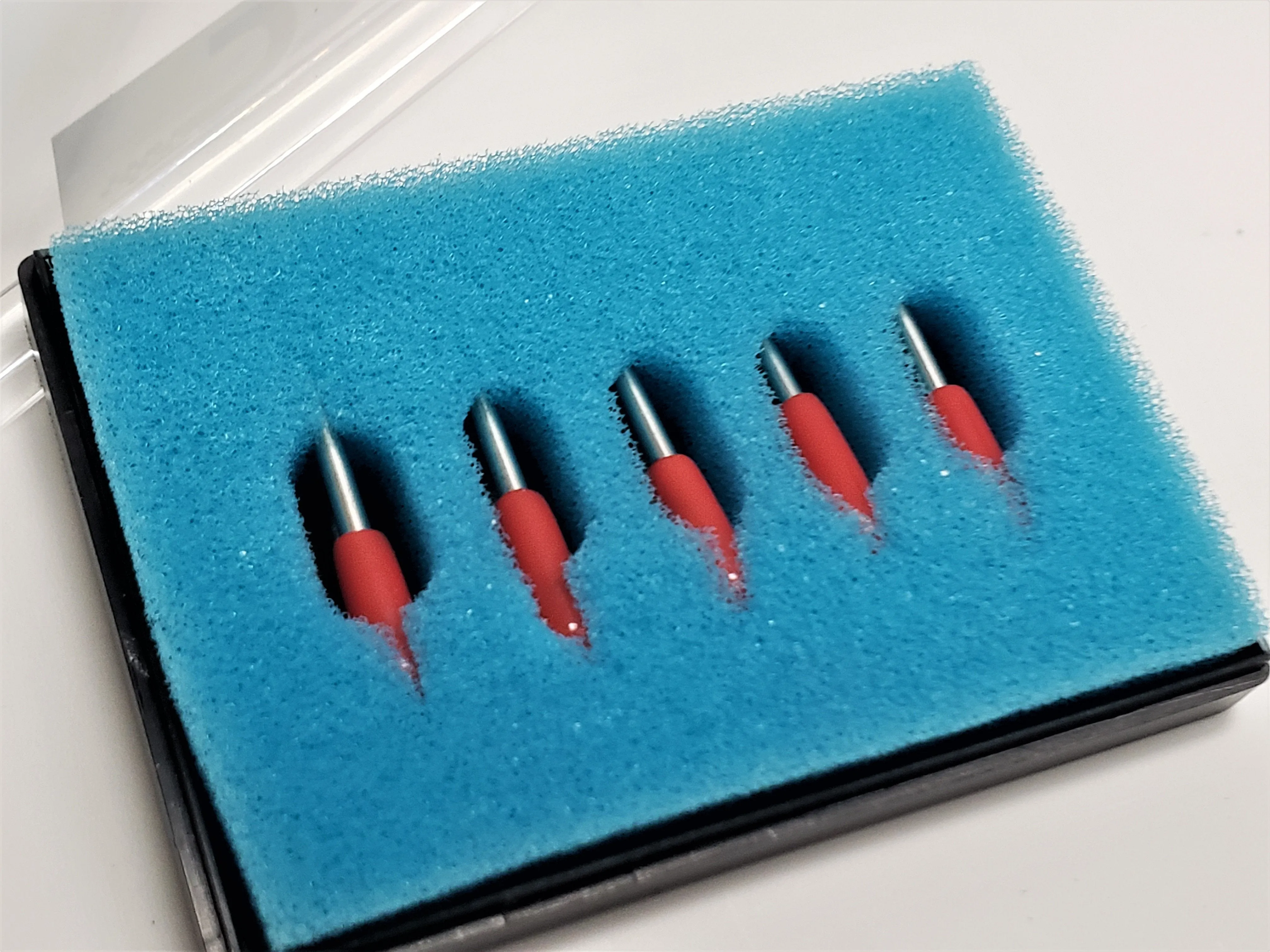#20200159G Blade set, 45 DEGREE, Red-cap Blade 2.0mm diameter (5pcs/pk)