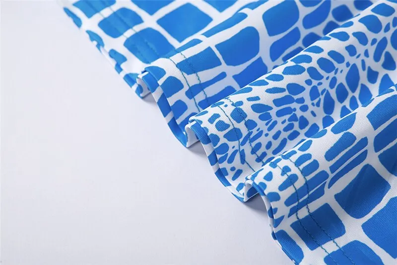 2024Print Tight Mini Sexy Club Wear Elegant Dress