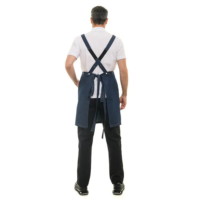 406 Denim Bib Kitchen Apron - LAFONT