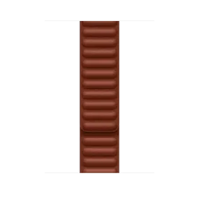 Medium/Large 45mm Umber Brown Genuine Leather Link Strap