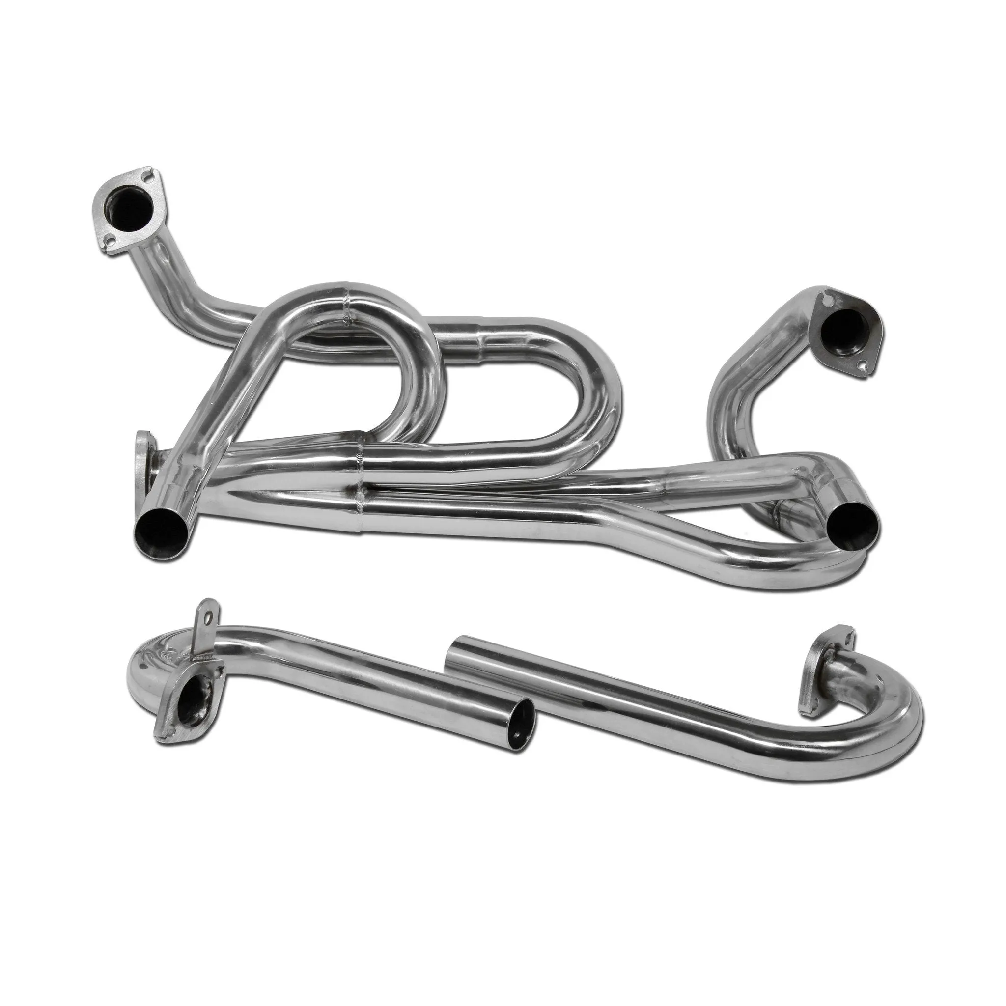 AA 1-5/8 Inch Stainless Sidewinder Exhaust System for VW Beetle - 251-58-SS