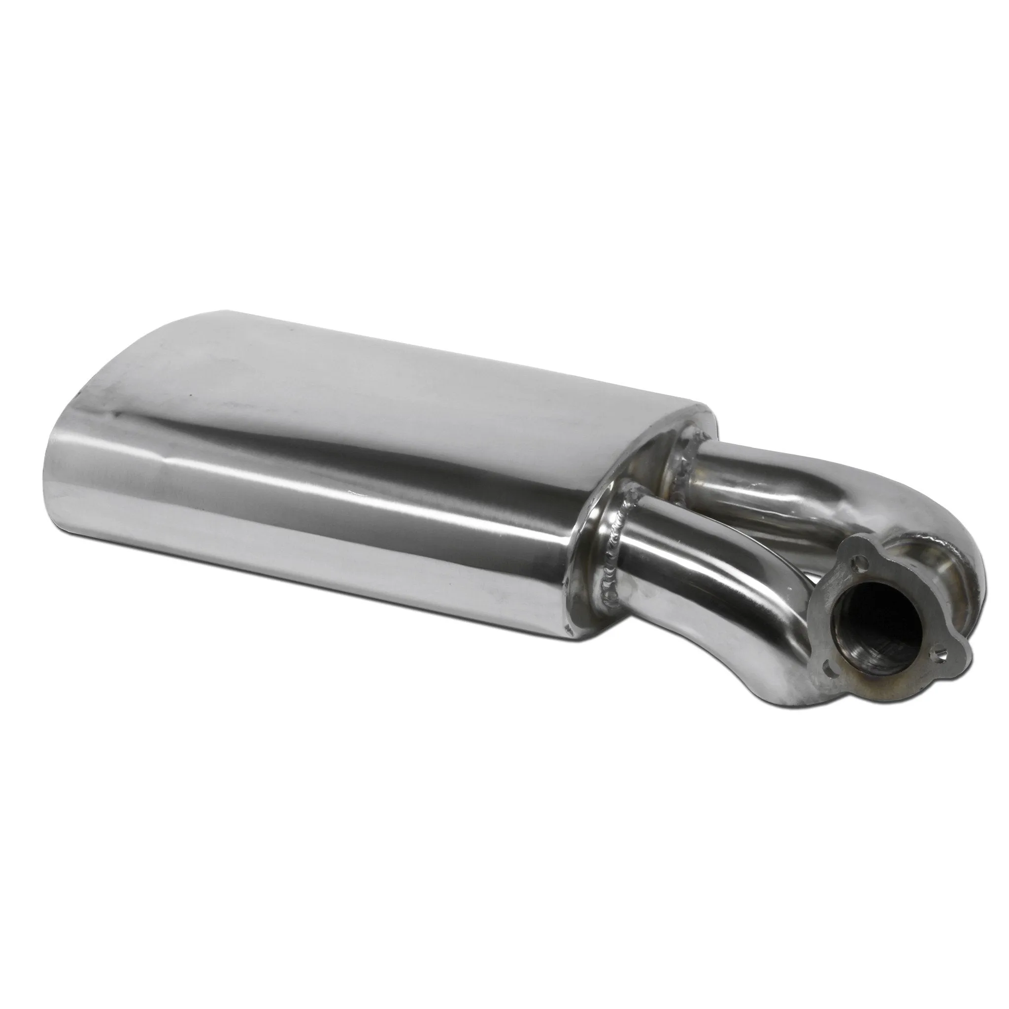 AA 1-5/8 Inch Stainless Sidewinder Exhaust System for VW Beetle - 251-58-SS