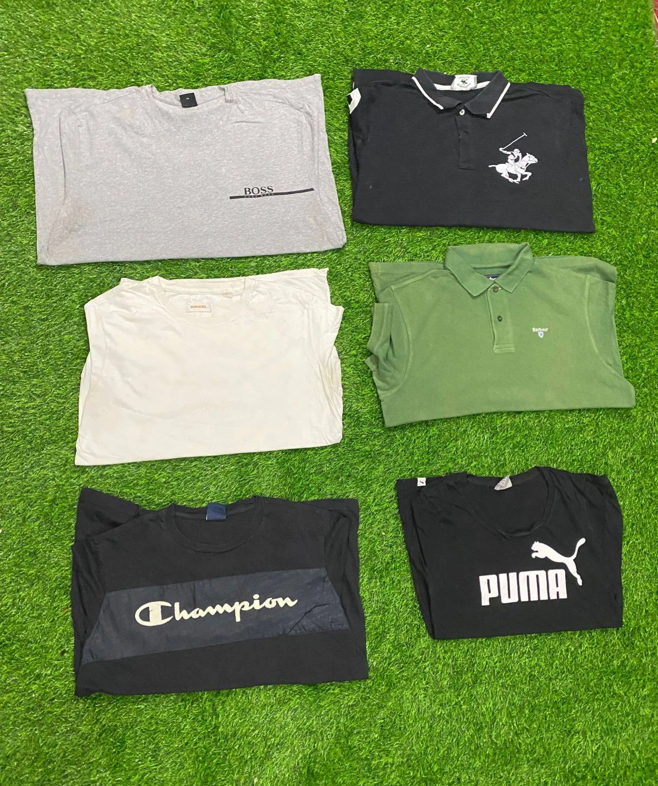 Adidas, Puma, Champion & Barbour Mix Branded Tees