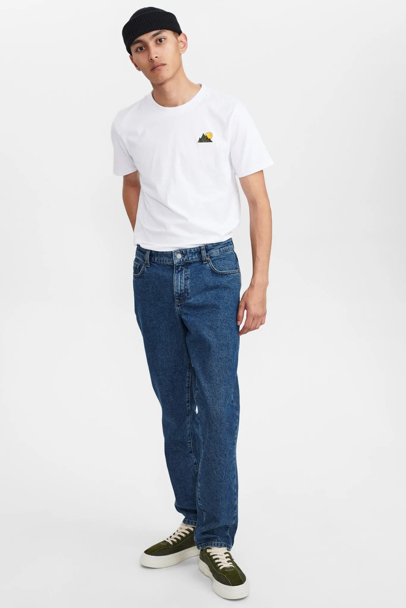 AKJOHN 5 POCKET - Dark Blue Denim