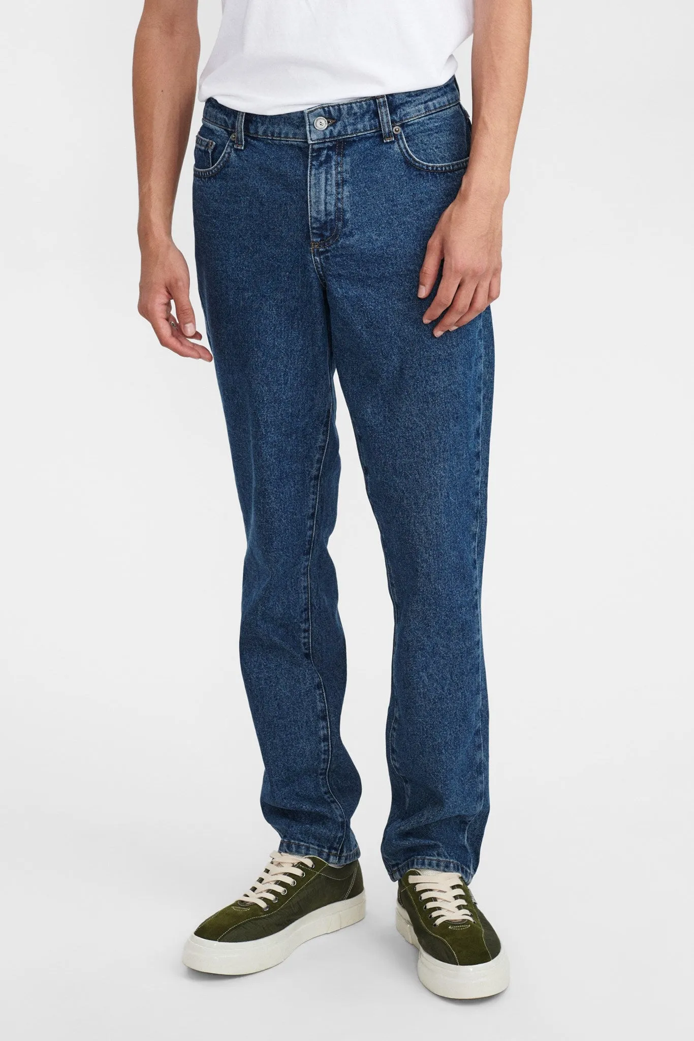 AKJOHN 5 POCKET - Dark Blue Denim