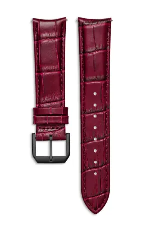 Alligator Pattern Italian Leather Strap
