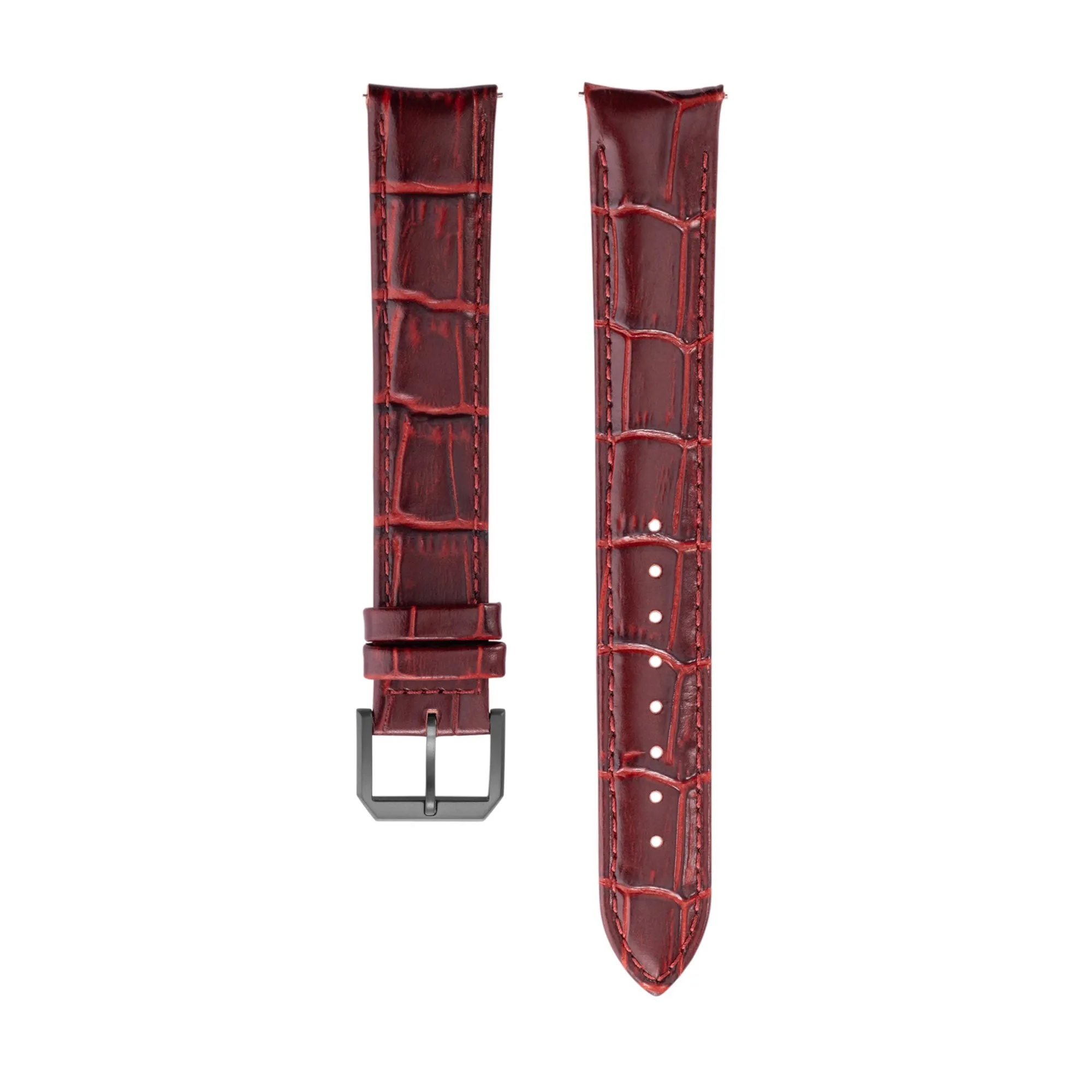 Alligator Pattern Italian Leather Strap