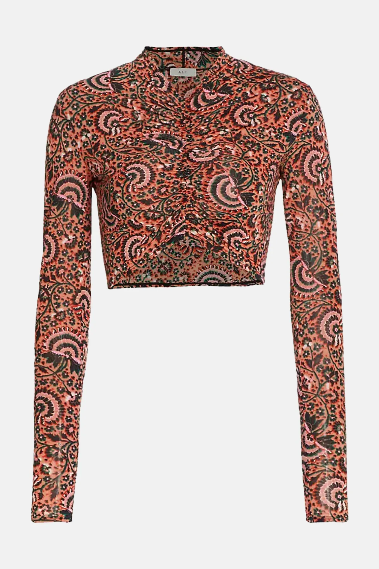 Anne Top Coral Multi