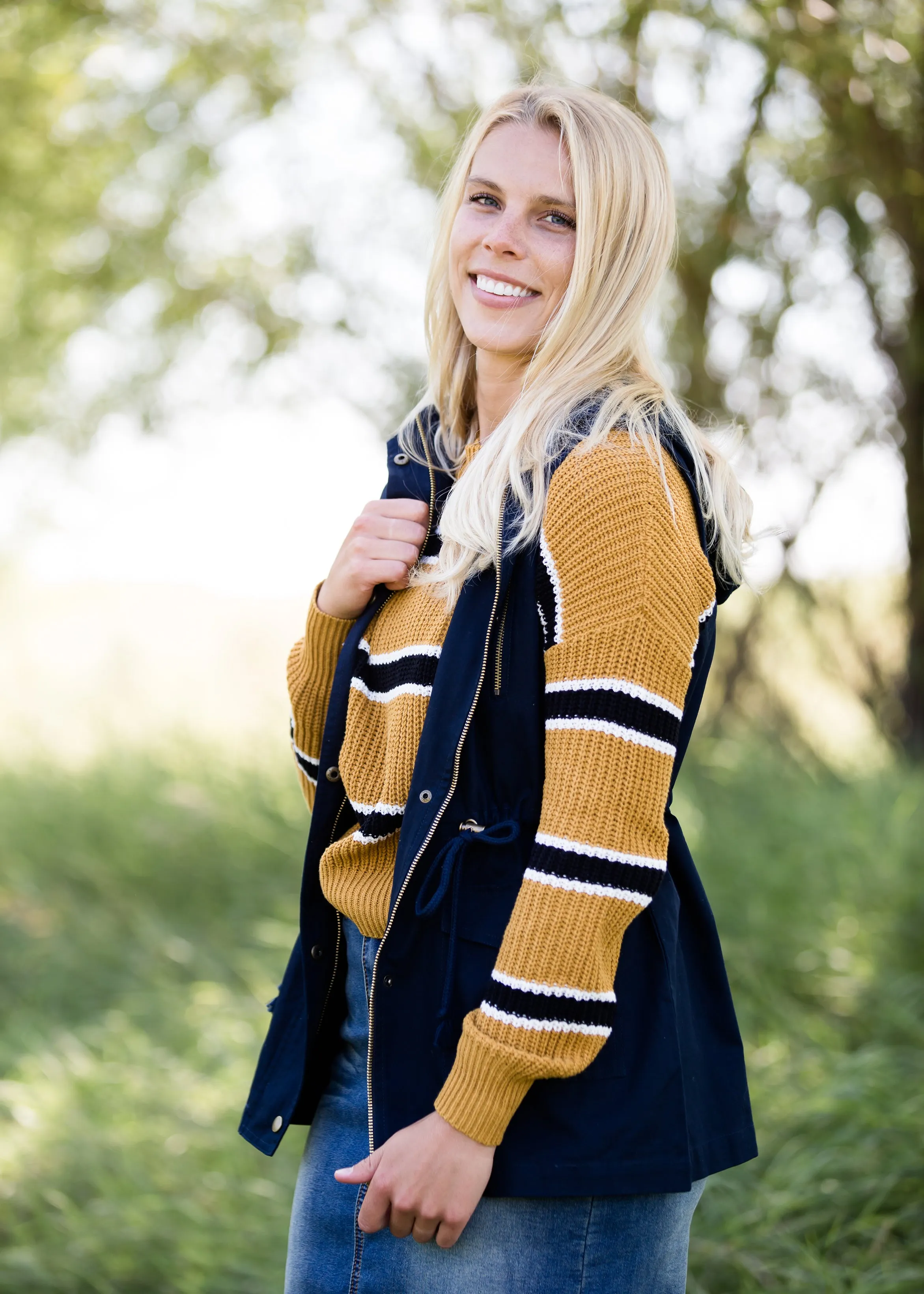 Anorak Cargo Vest with Hood
