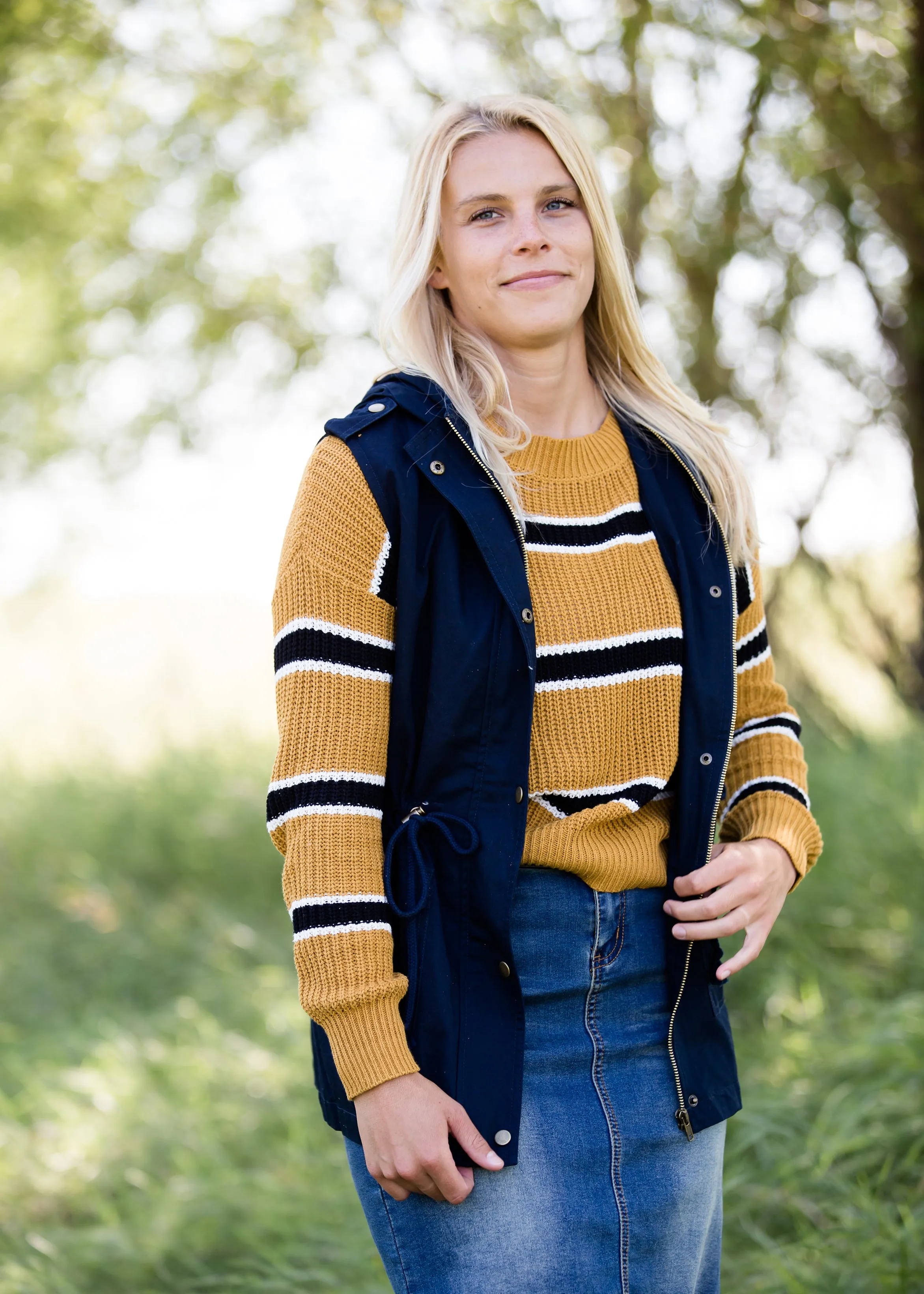 Anorak Cargo Vest with Hood