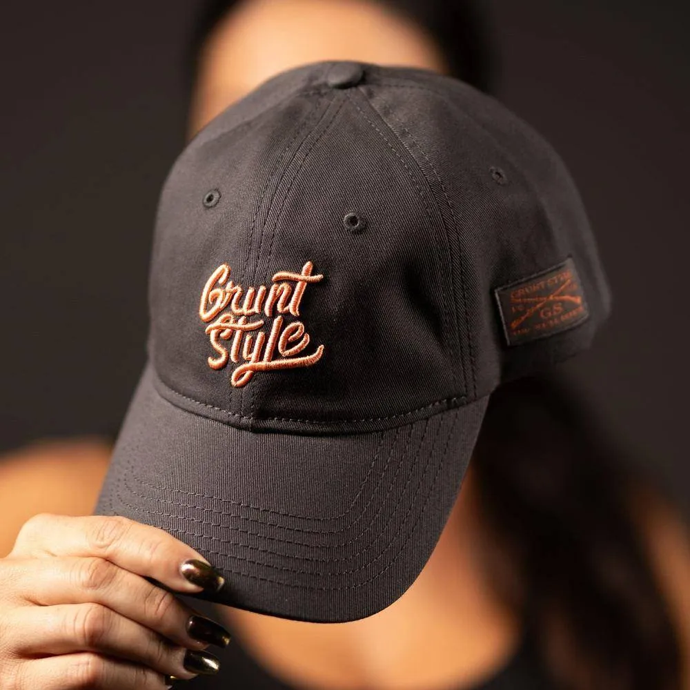 Apricot Crush Script Logo Hat