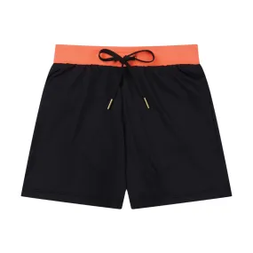 Aqua Blu Pre-Teens Lycra Swim Shorts AB2466BB - Building Blocks Black