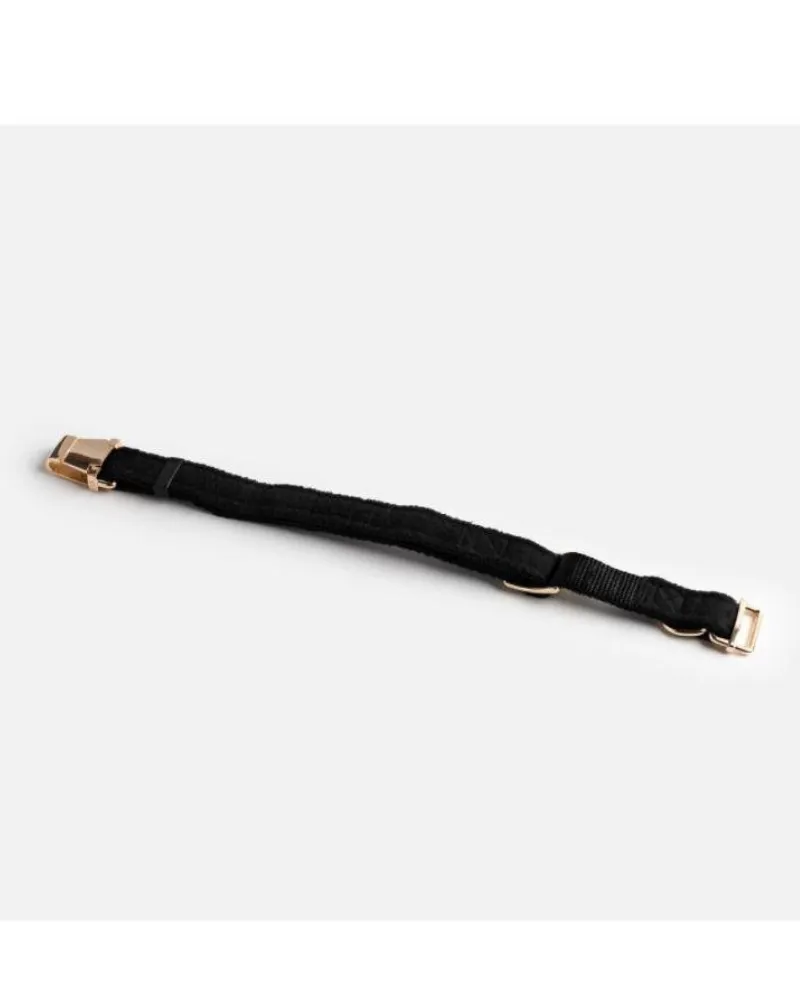 Aquafleece Water Repellant Dog Collar in Black (FINAL SALE)