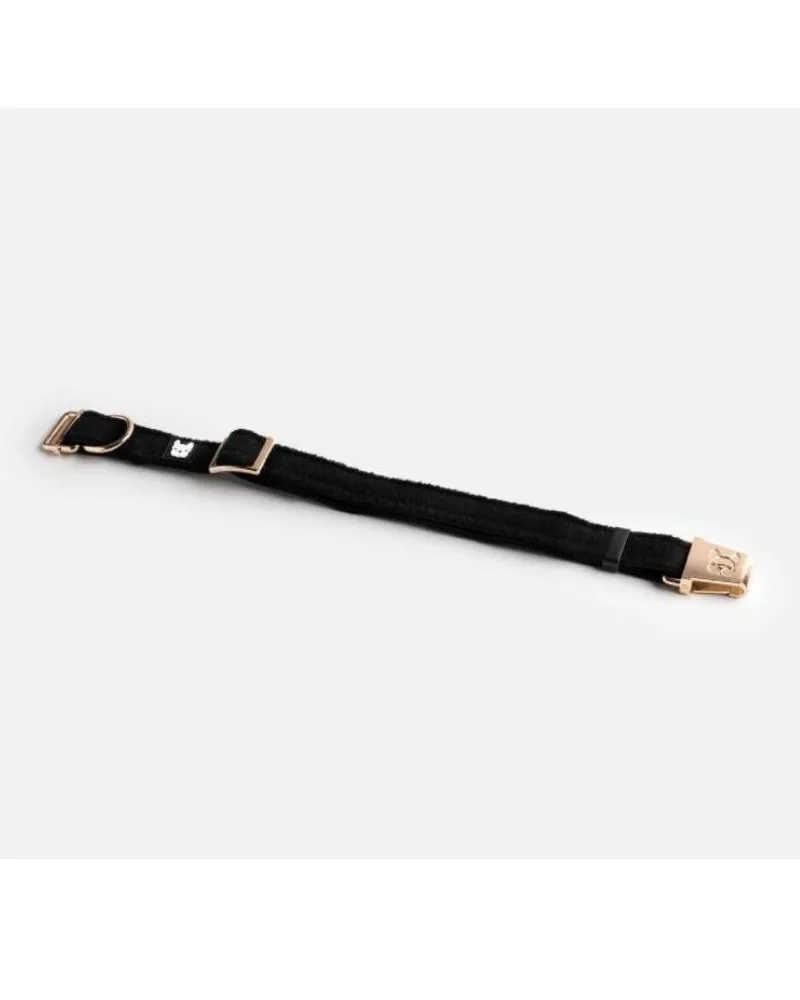 Aquafleece Water Repellant Dog Collar in Black (FINAL SALE)