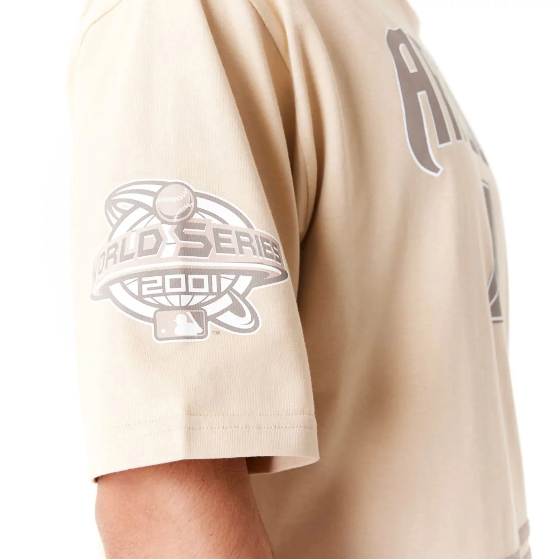 Arizona Diamondbacks World Series Light Beige Oversized T-Shirt