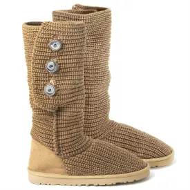 Aspen Sweater Boots - Cognac - Final Sale