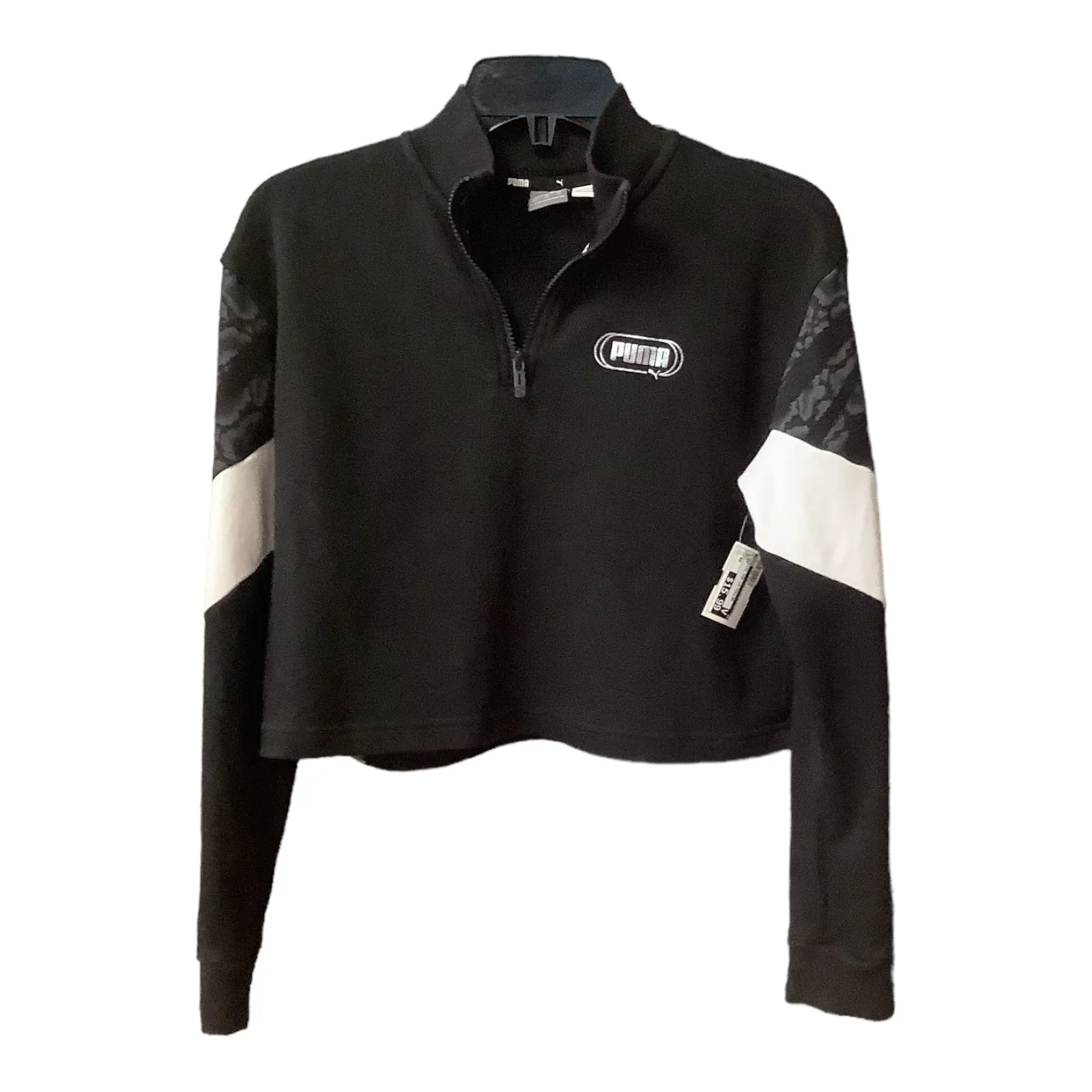 Athletic Top Long Sleeve Collar By Puma  Size: Xs