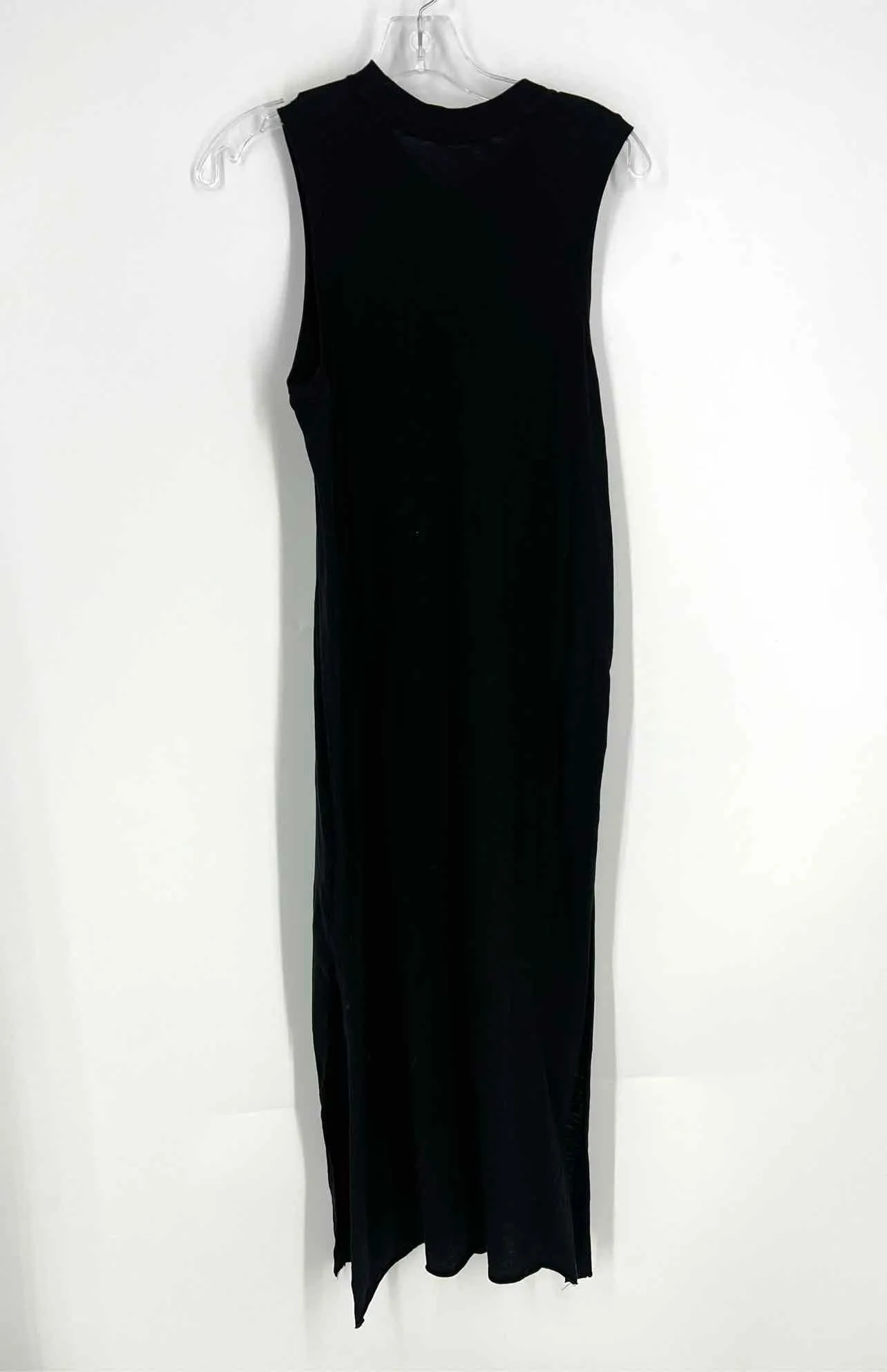 ATM Size S Black Solid Maxi Designer Dress