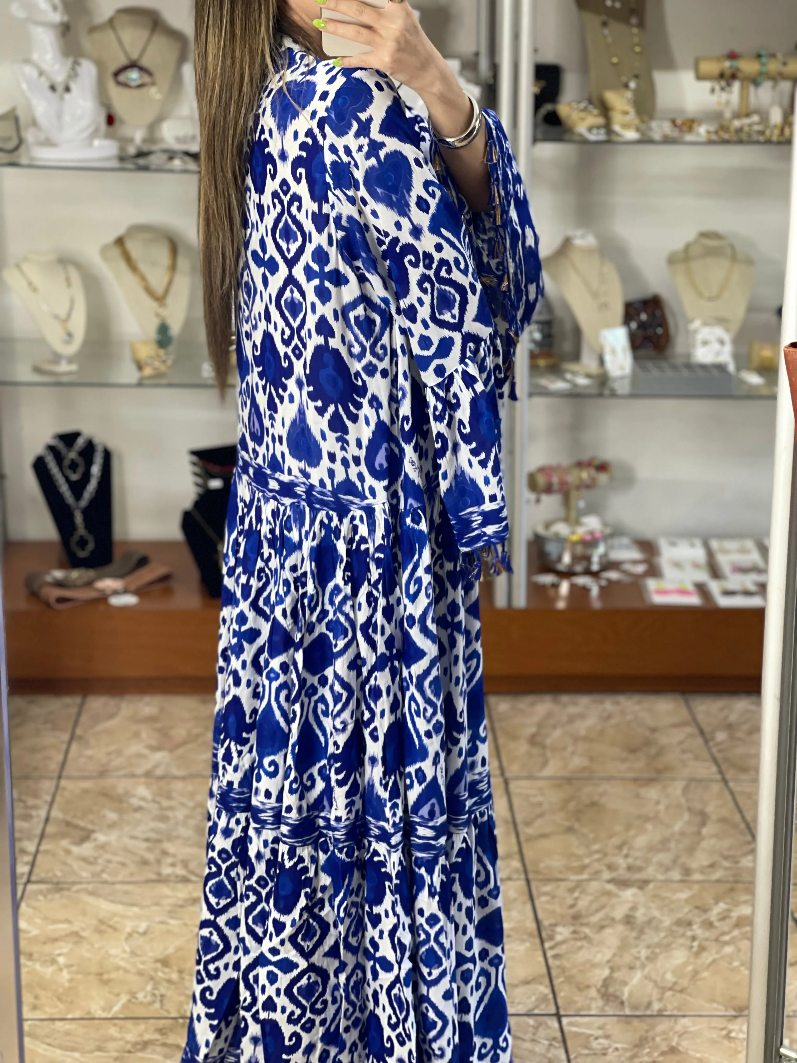 Azure OS Maxi Dress
