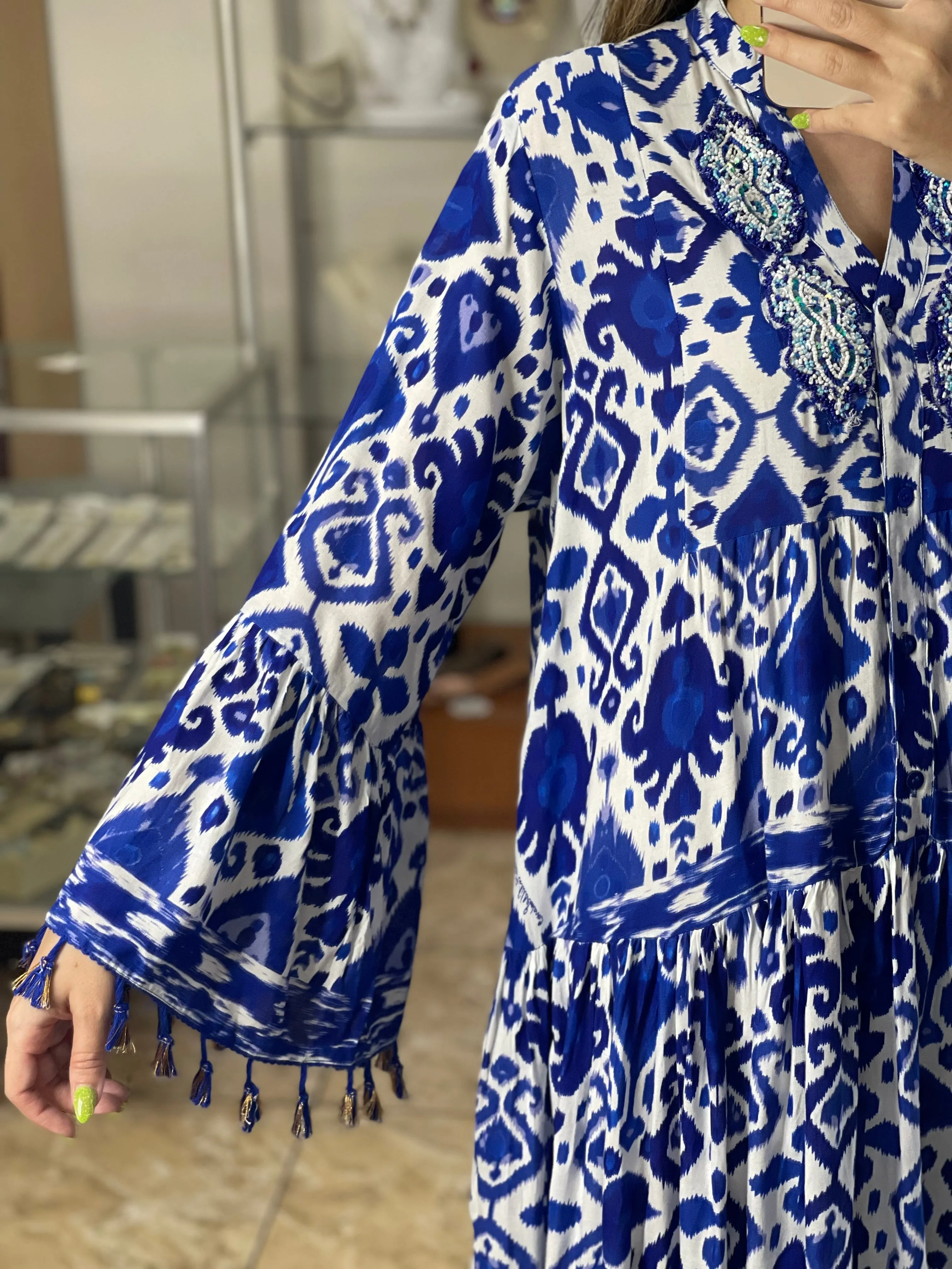 Azure OS Maxi Dress