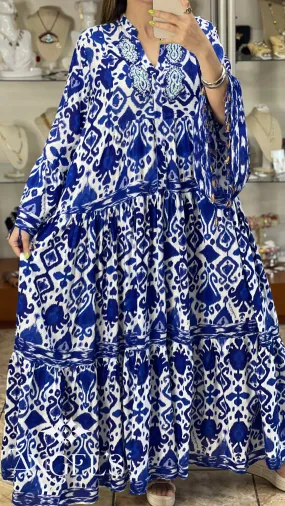 Azure OS Maxi Dress