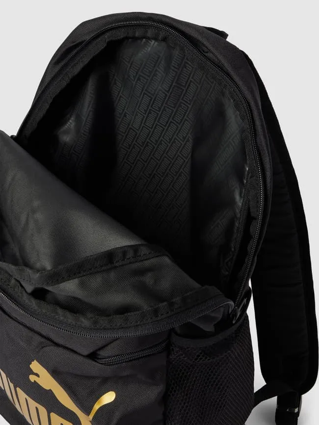 Backpack with label, model "Phase" Puma, gold