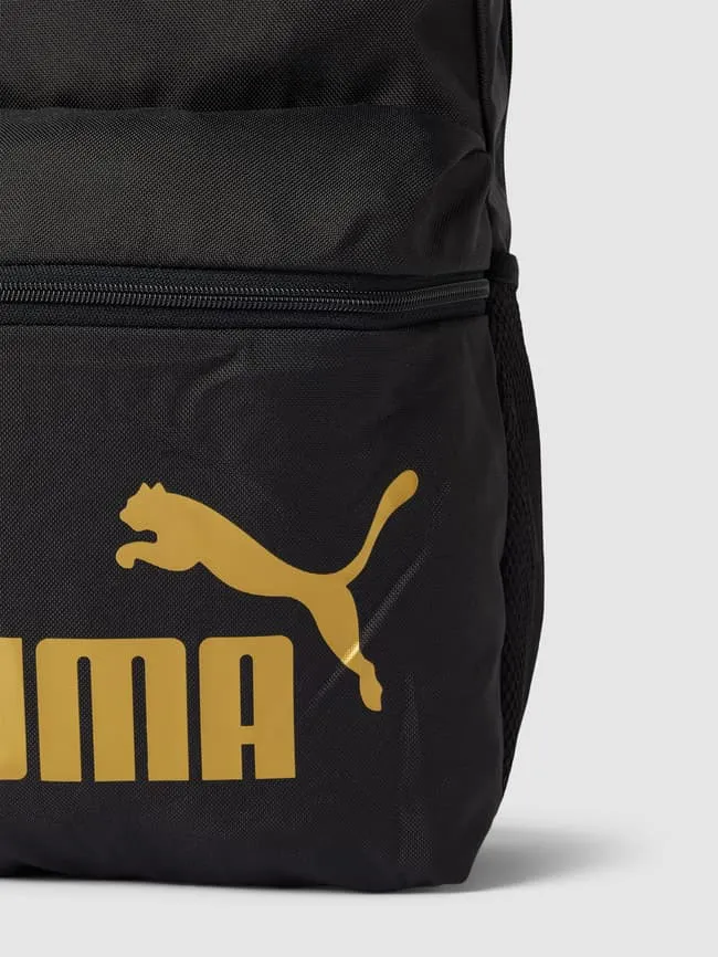 Backpack with label, model "Phase" Puma, gold