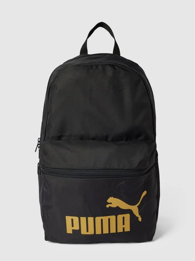 Backpack with label, model "Phase" Puma, gold