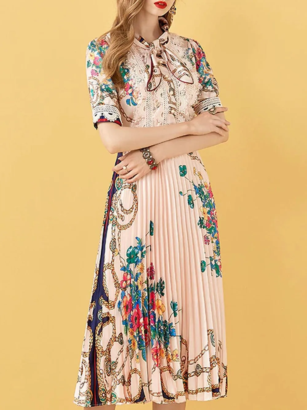 BAILA Printed Midi Dress