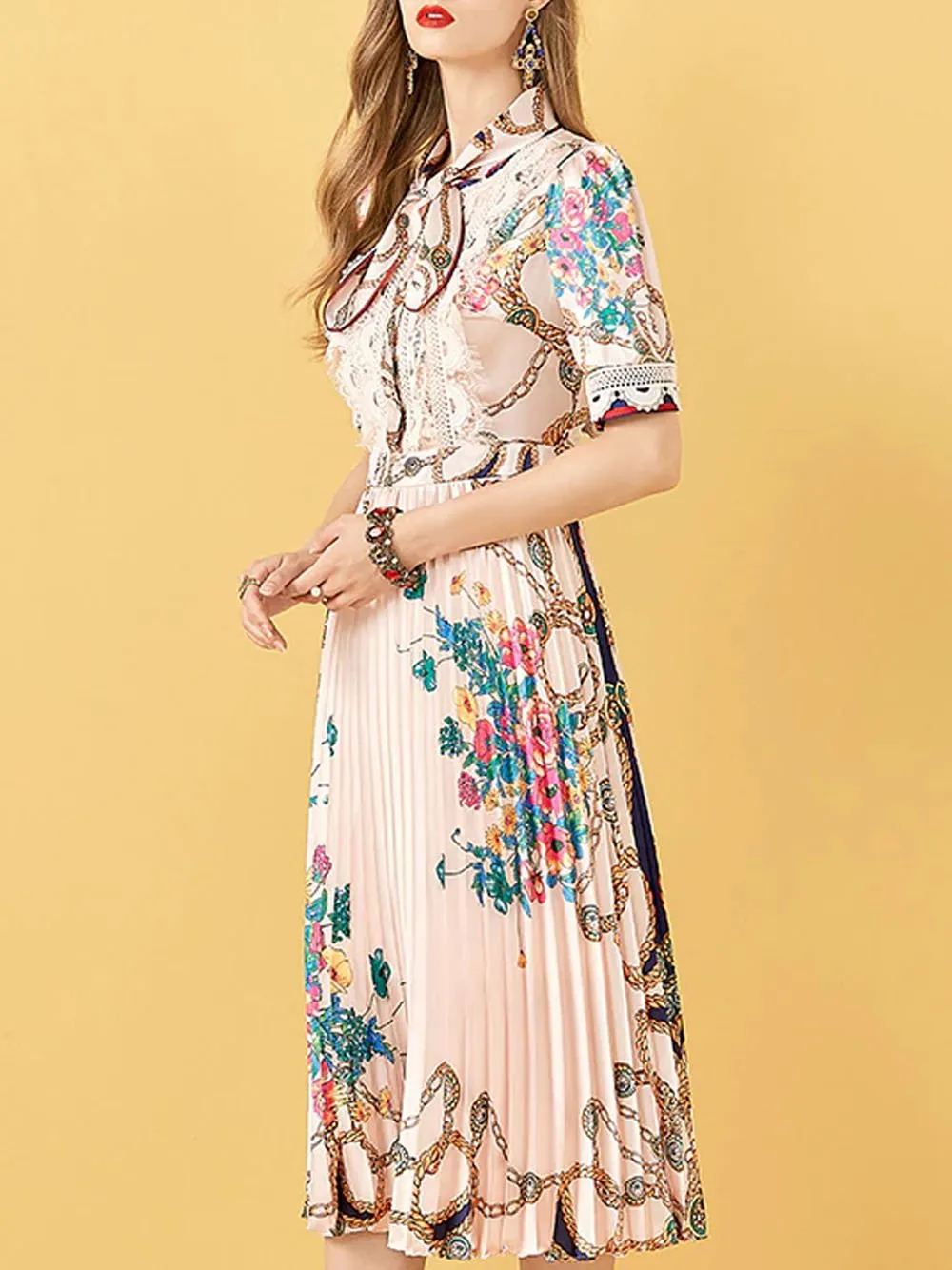 BAILA Printed Midi Dress