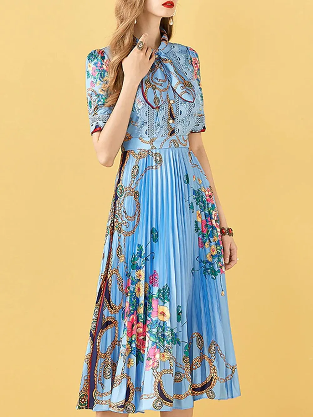 BAILA Printed Midi Dress