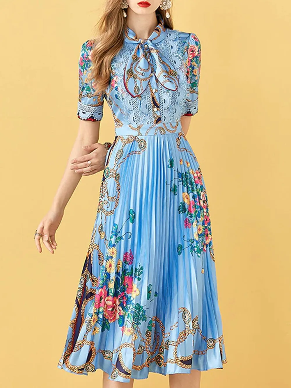BAILA Printed Midi Dress
