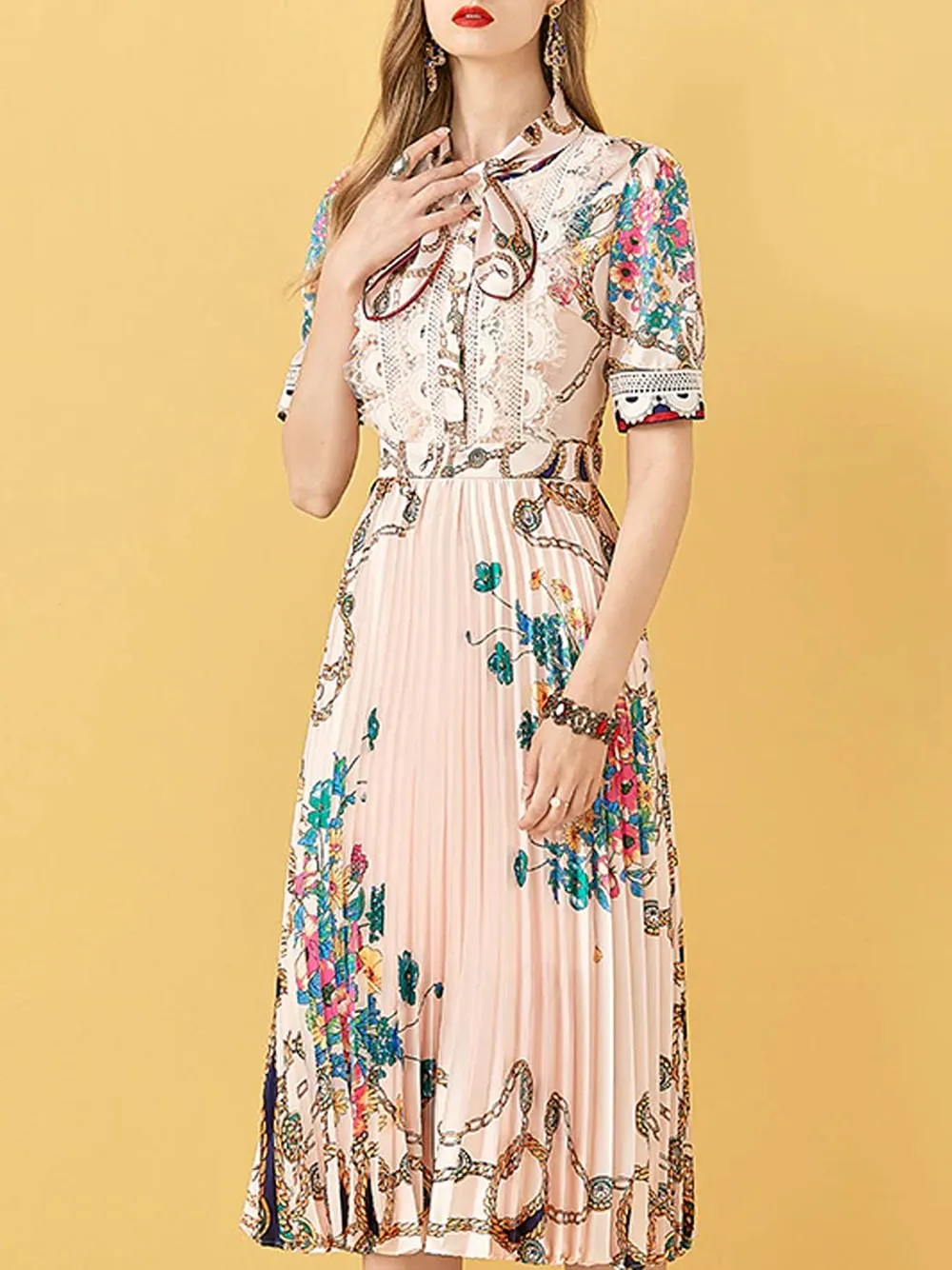 BAILA Printed Midi Dress