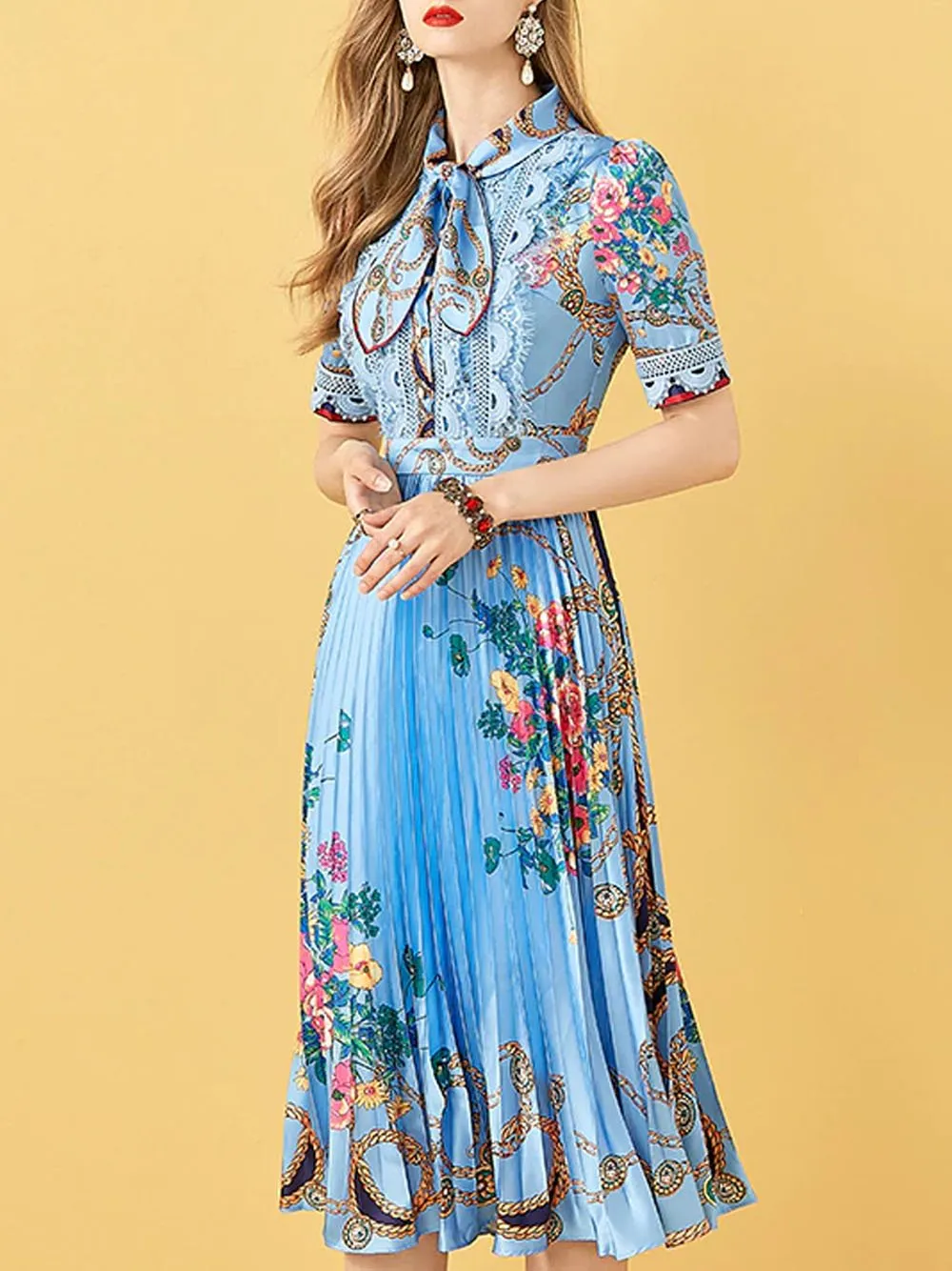 BAILA Printed Midi Dress