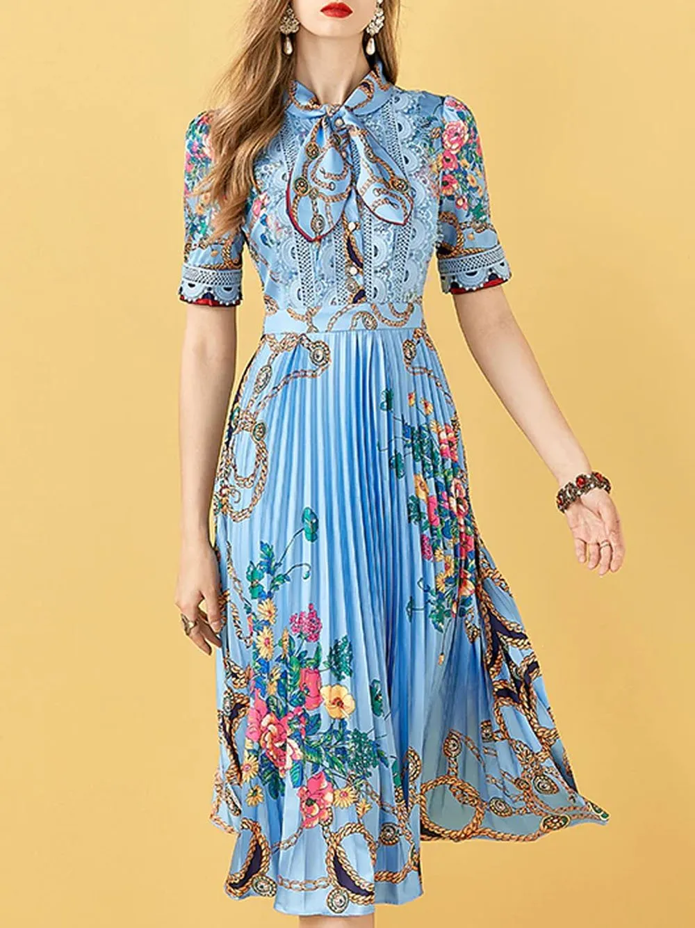 BAILA Printed Midi Dress