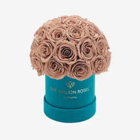 Basic Dark Green Suede Superdome Box | Sand Roses