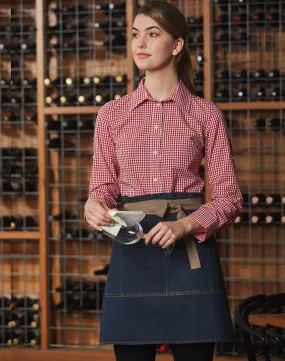BENCHMARK HOSPITALITY - EAST VILLAGE DENIM HALF APRON - AP10