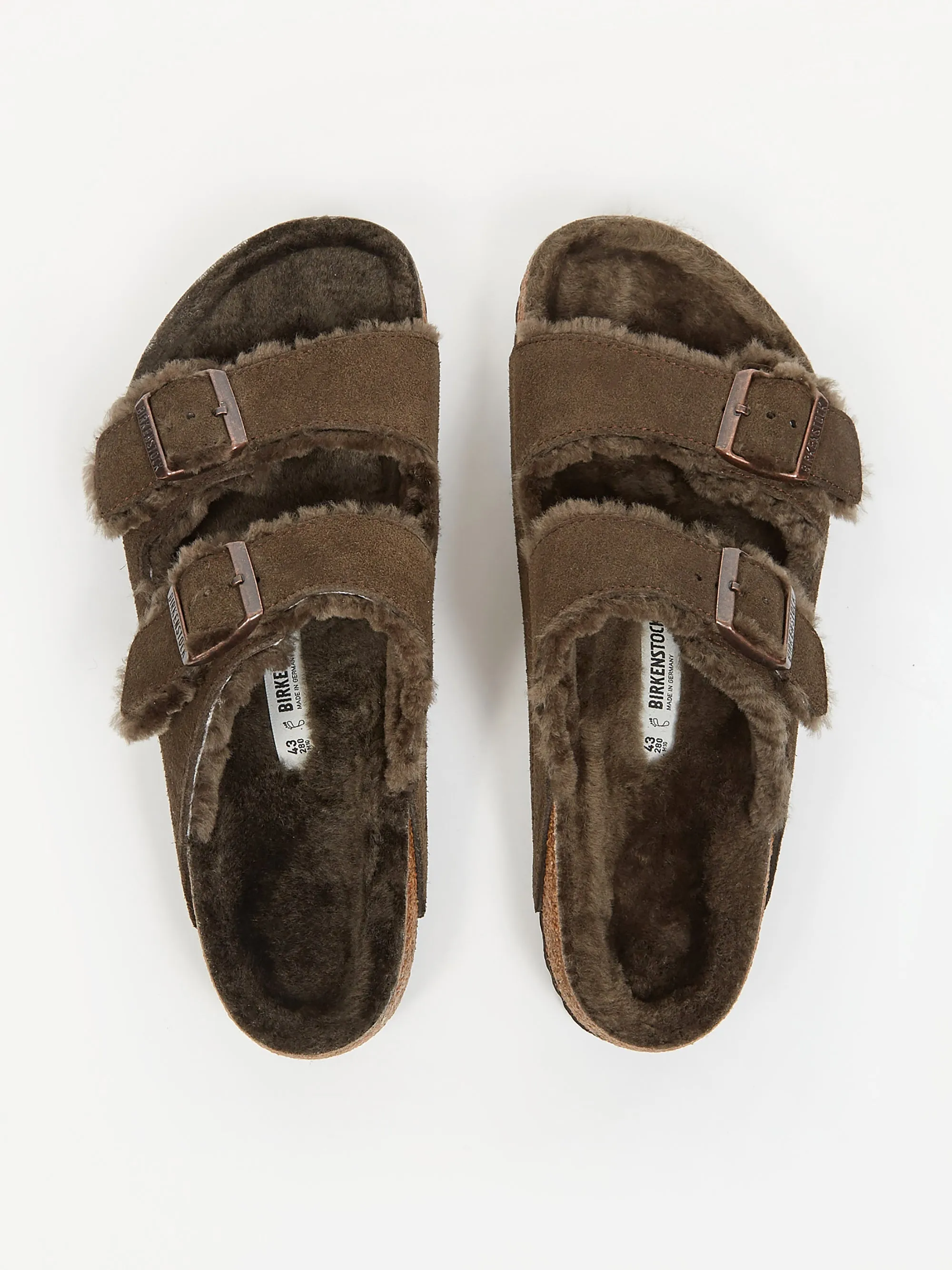 Birkenstock Arizona Fur - Mocca