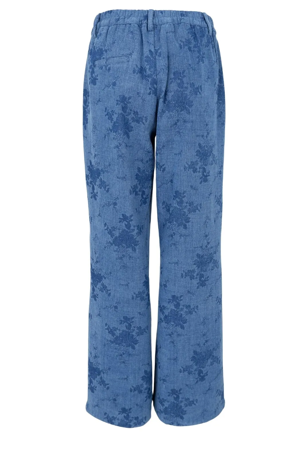 Black Colour - Bcfiola Box Pant - Denim Blue
