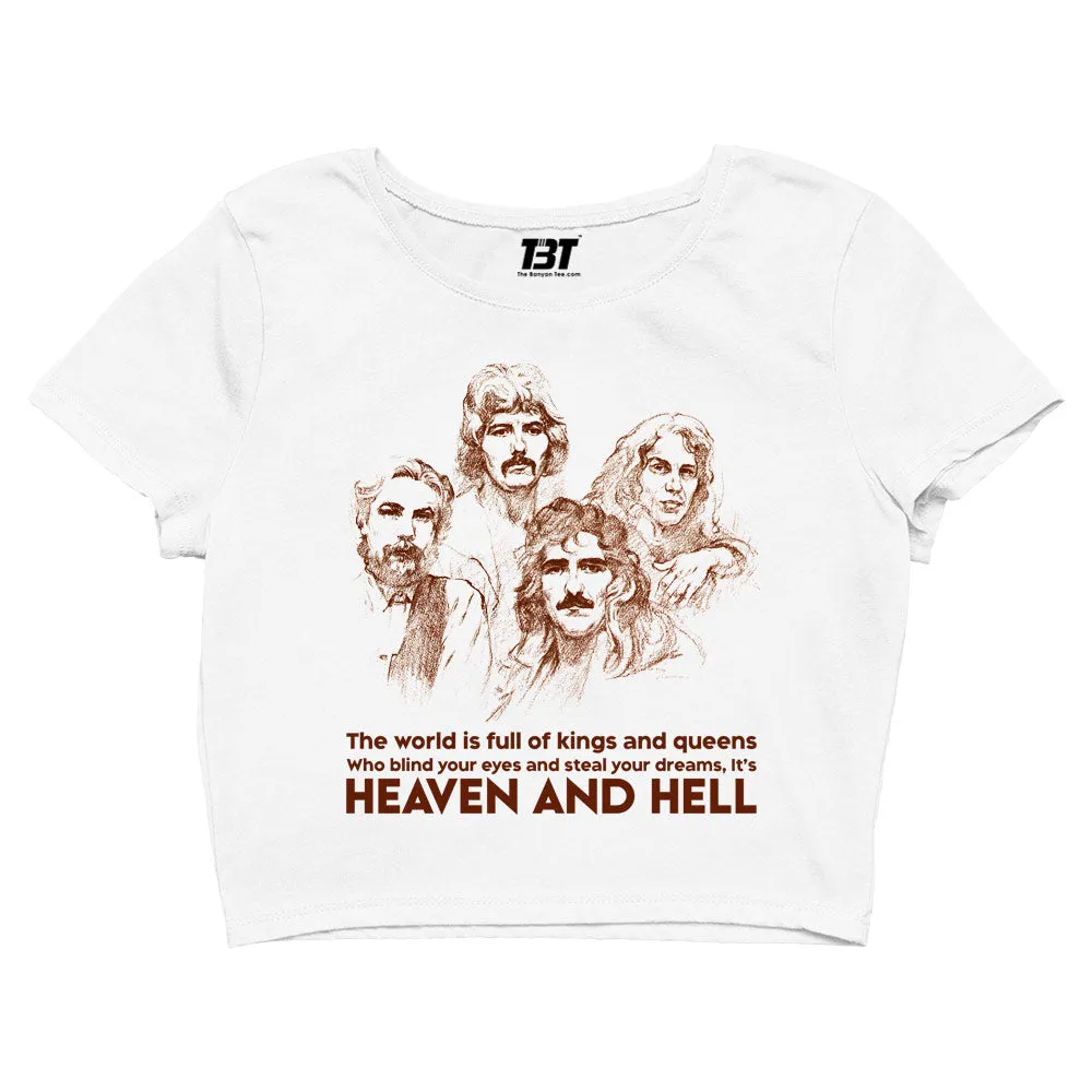 Black Sabbath Crop Top - It's Heaven And Hell