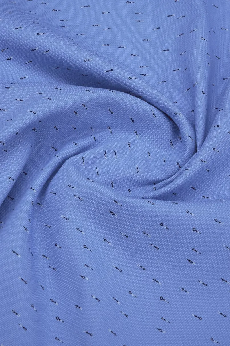Blue Key Print -Full-Stain Proof