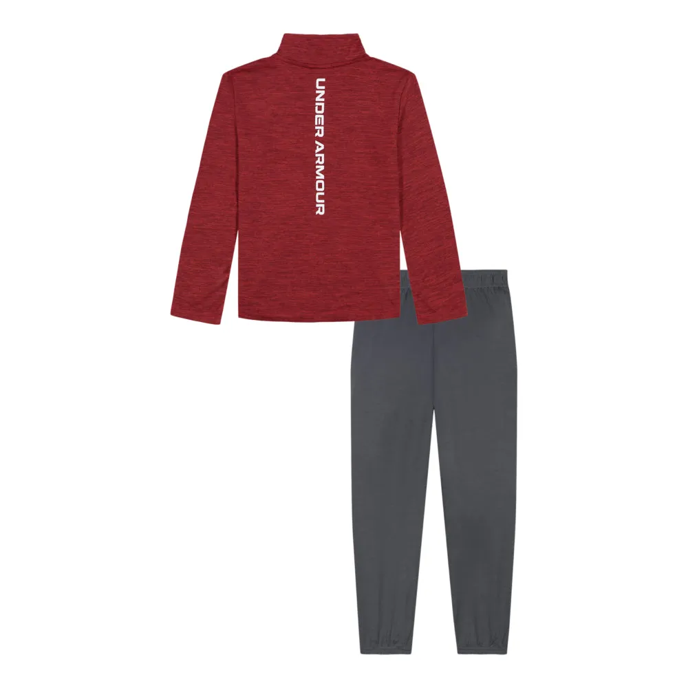 Boys' Under Armour Infant Tech Wordmark 1/4 Zip Set