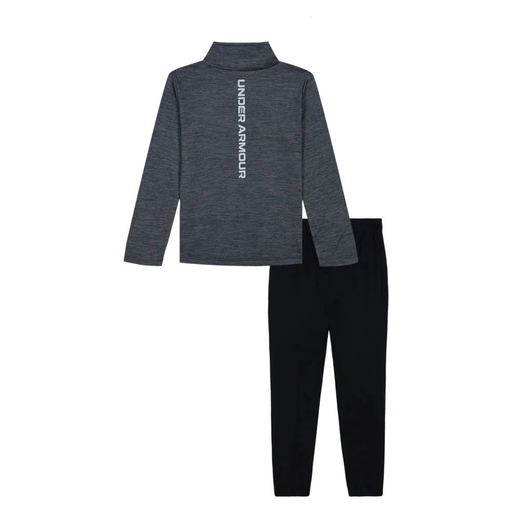 Boys' Under Armour Kids Tech Wordmark 1/4 Zip Set