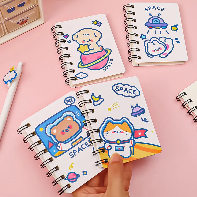 Buku Memo Kecil Spiral Notebook Mini Buku Catatan Kecil Karakter Kartun Lucu DCA0898