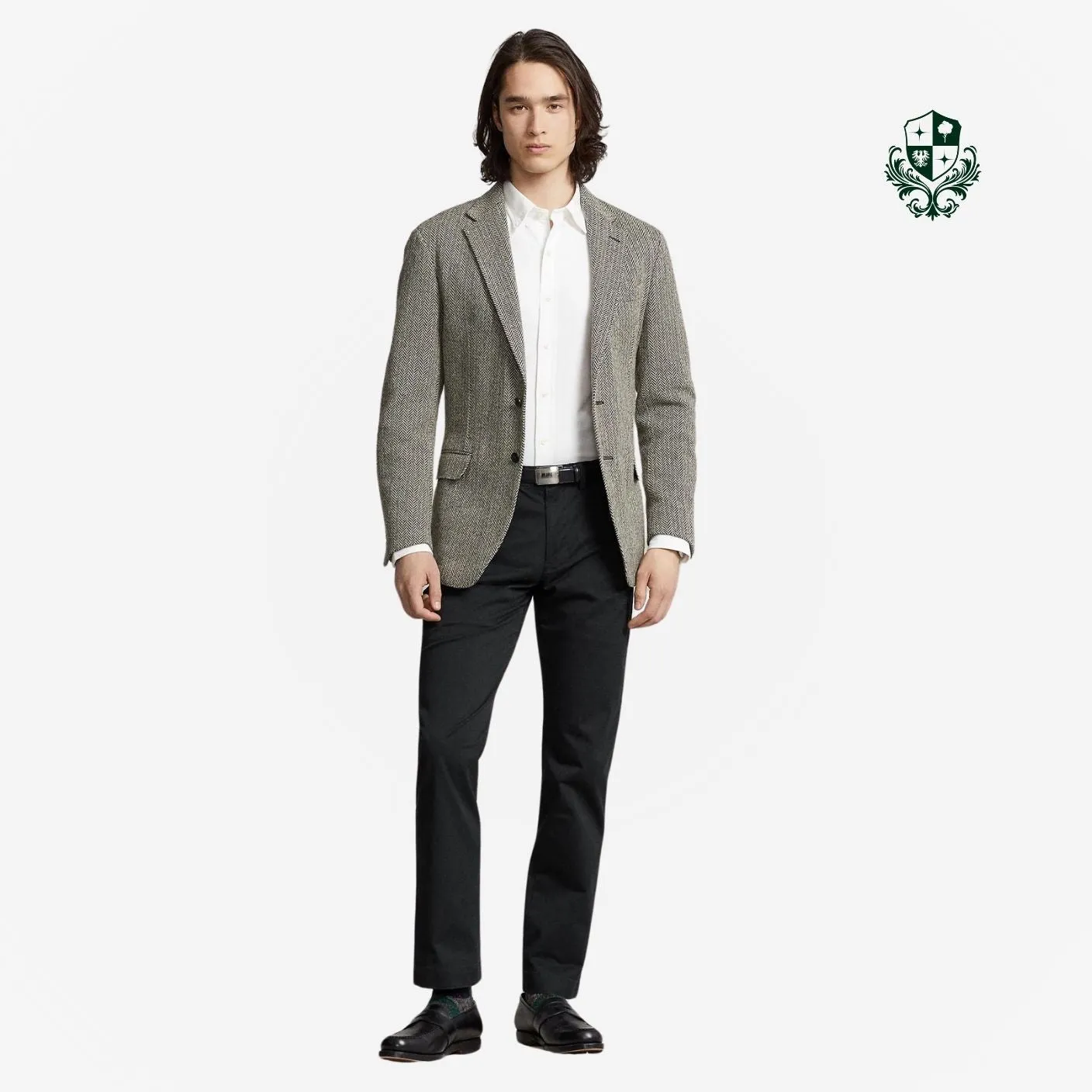 Calça Tradicional Chino com Bolço Faca Sarja