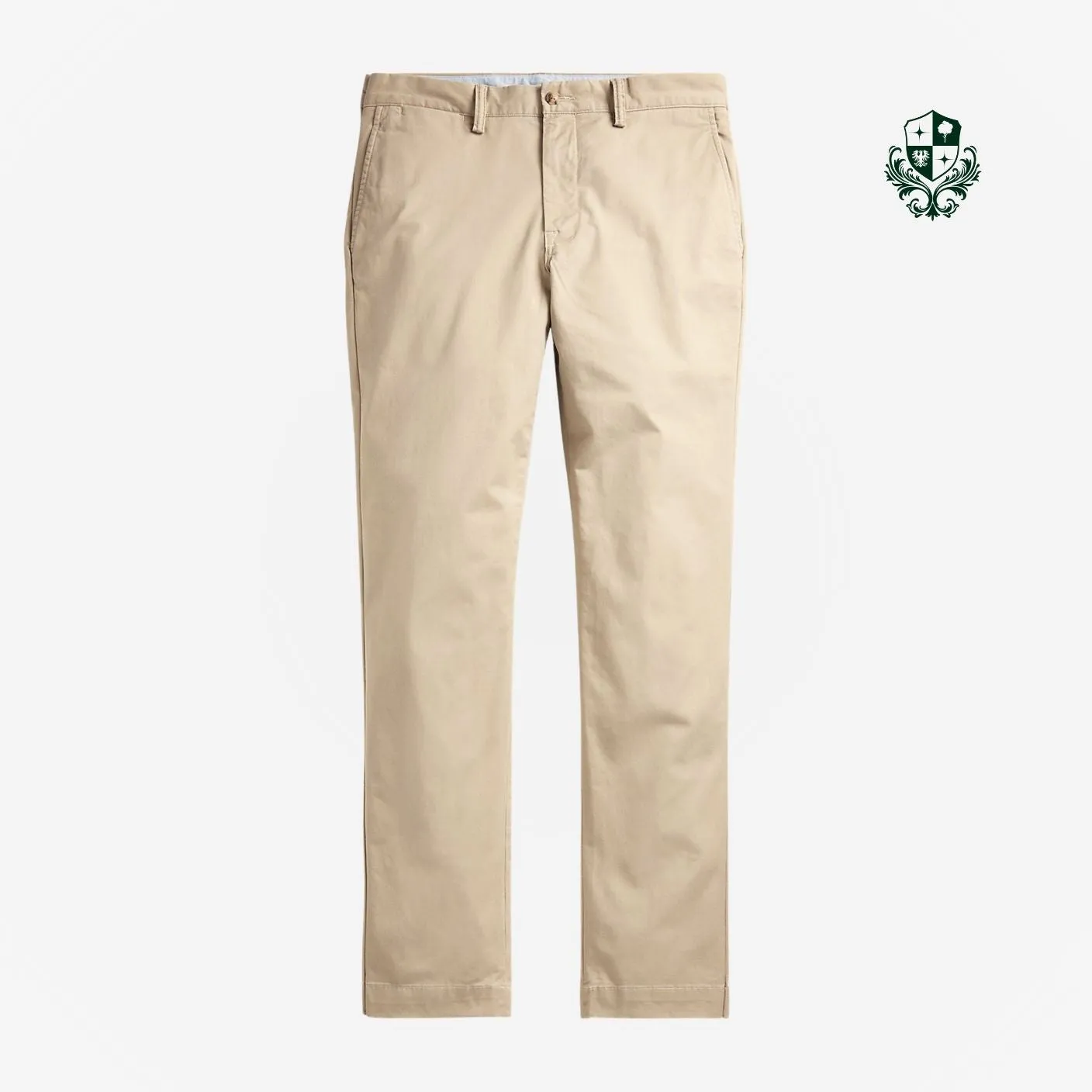Calça Tradicional Chino com Bolço Faca Sarja