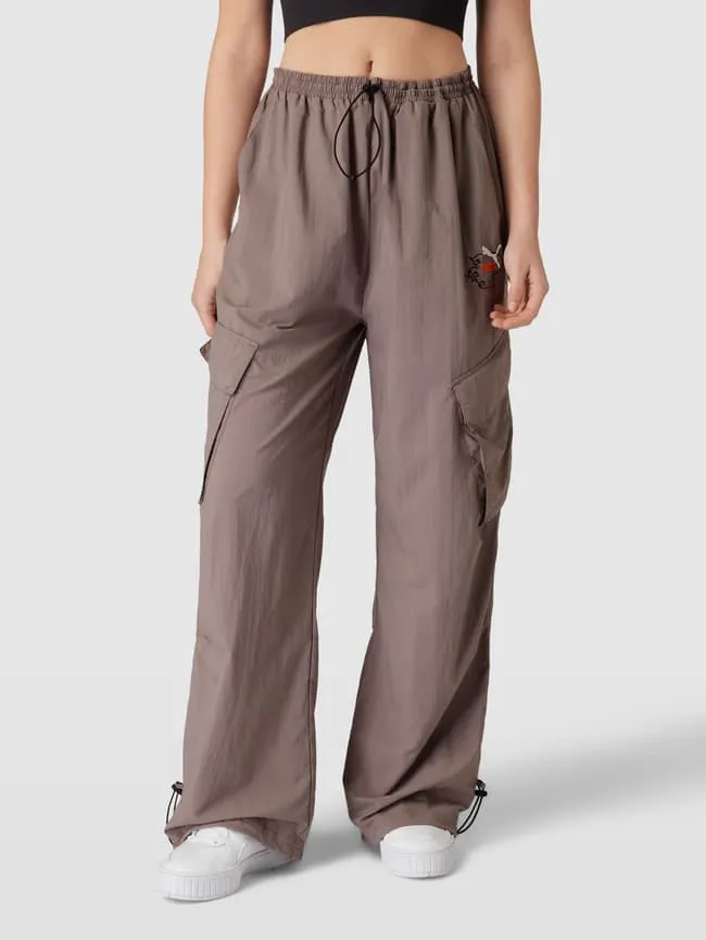 Cargo pants with side pockets - PUMA X P&C* Puma, dark brown