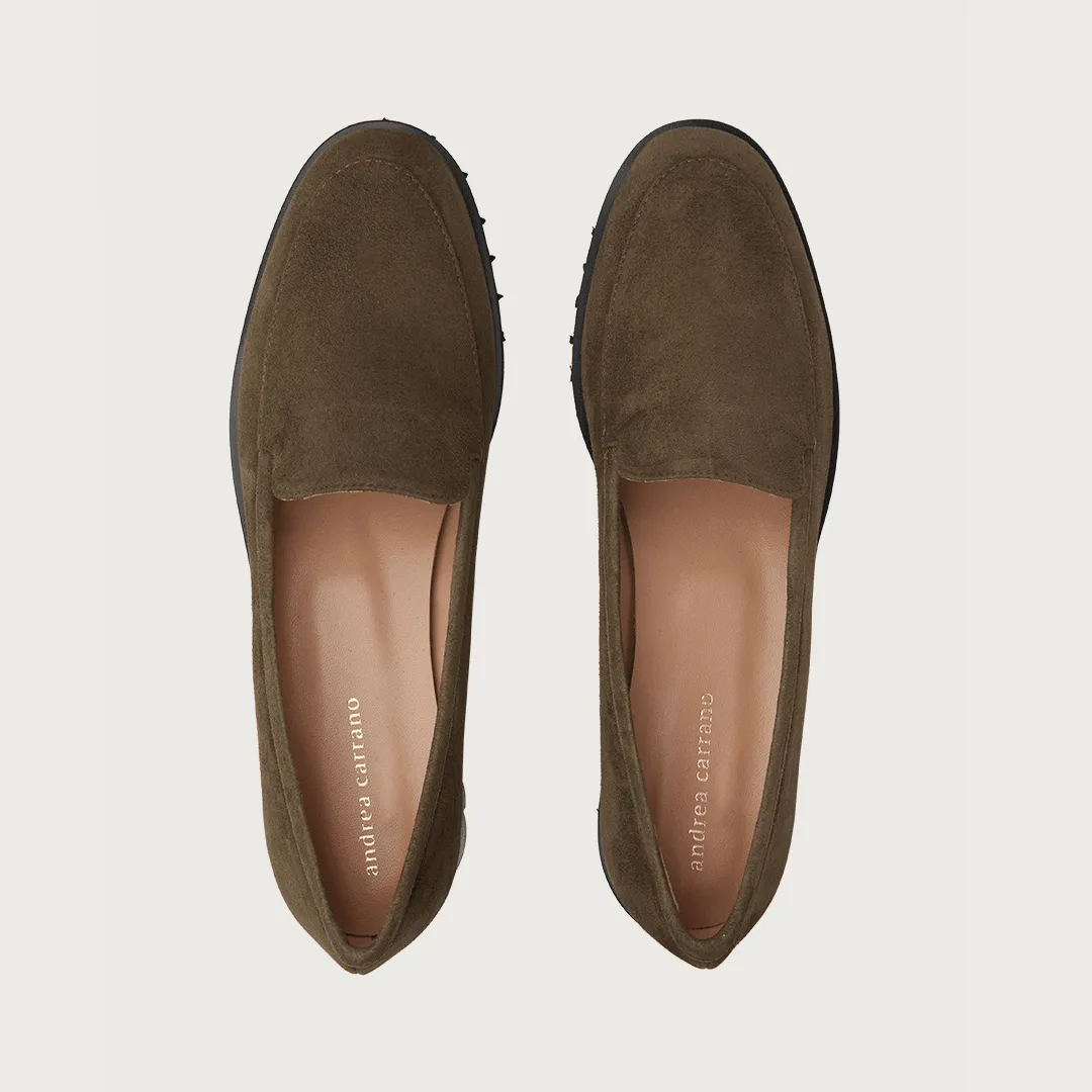 CARRO MILITARY GREEN SUEDE
